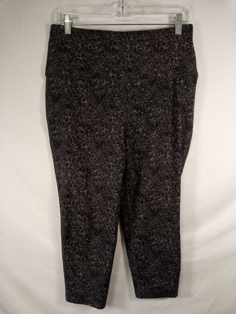 MTA Sport Women's Black Gray Leggings Sz L